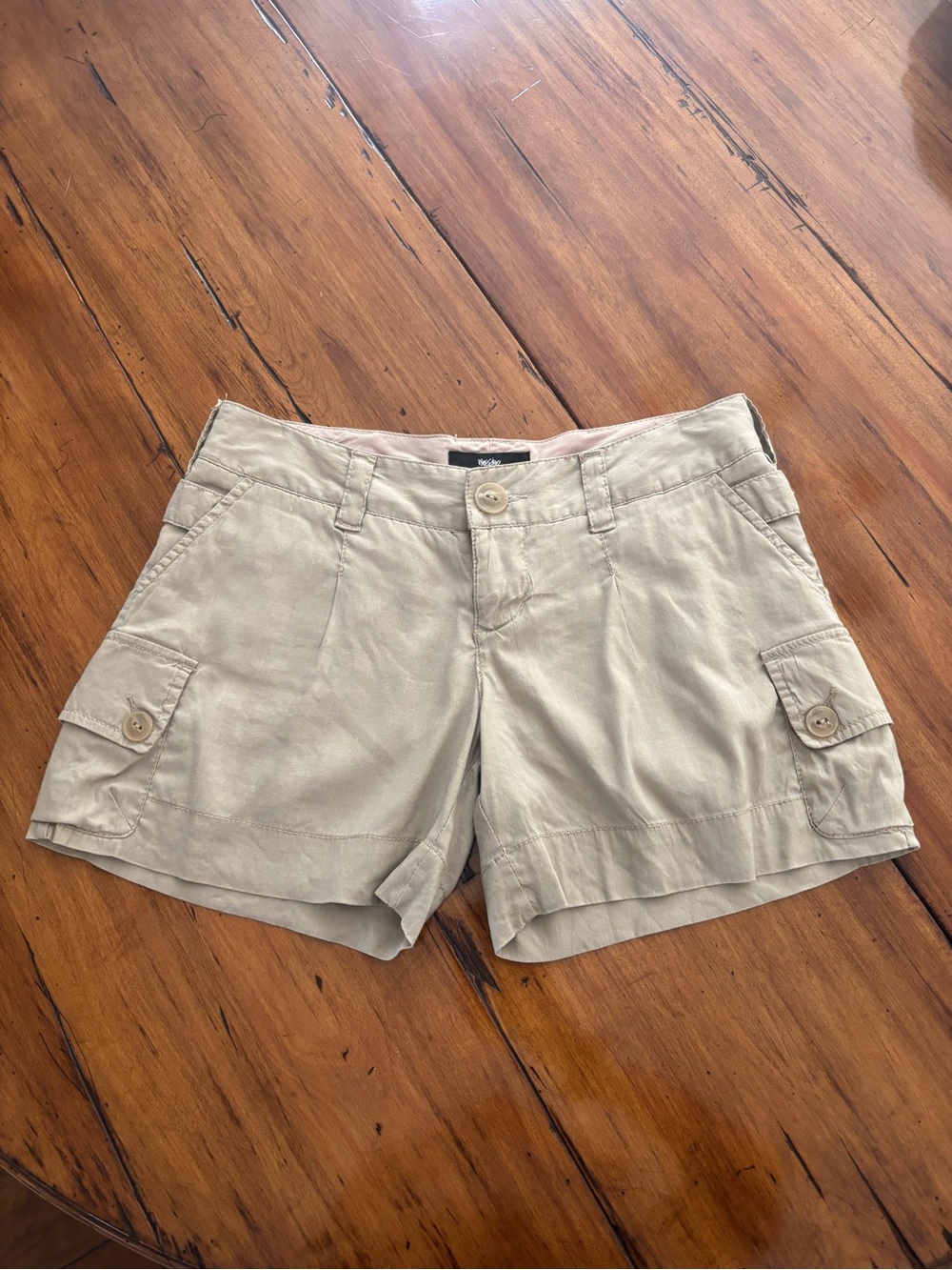 Mossimo Light Khaki Women's Cargo Shorts